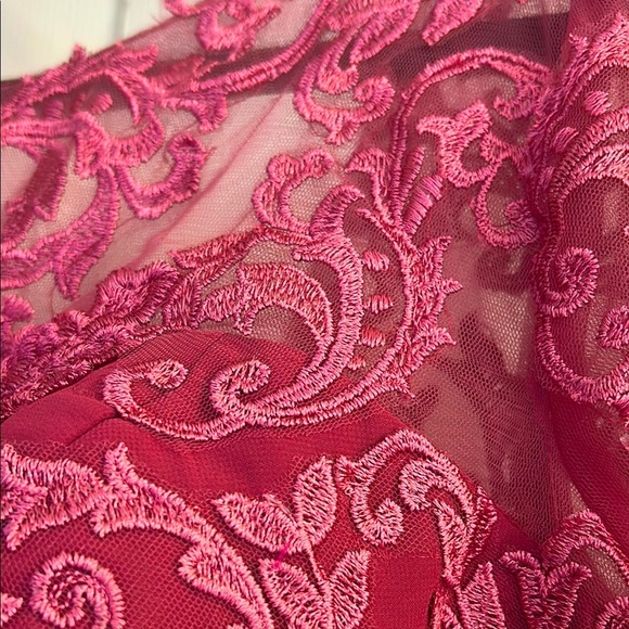 Mother of the bride High-Low Dress Rich Mauve 
New Without Tags—Never Worn - Picture 6 of 11